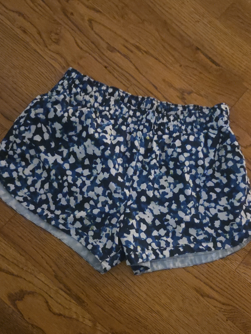 GAP Blue Abstract Pattern Athletic Shorts
